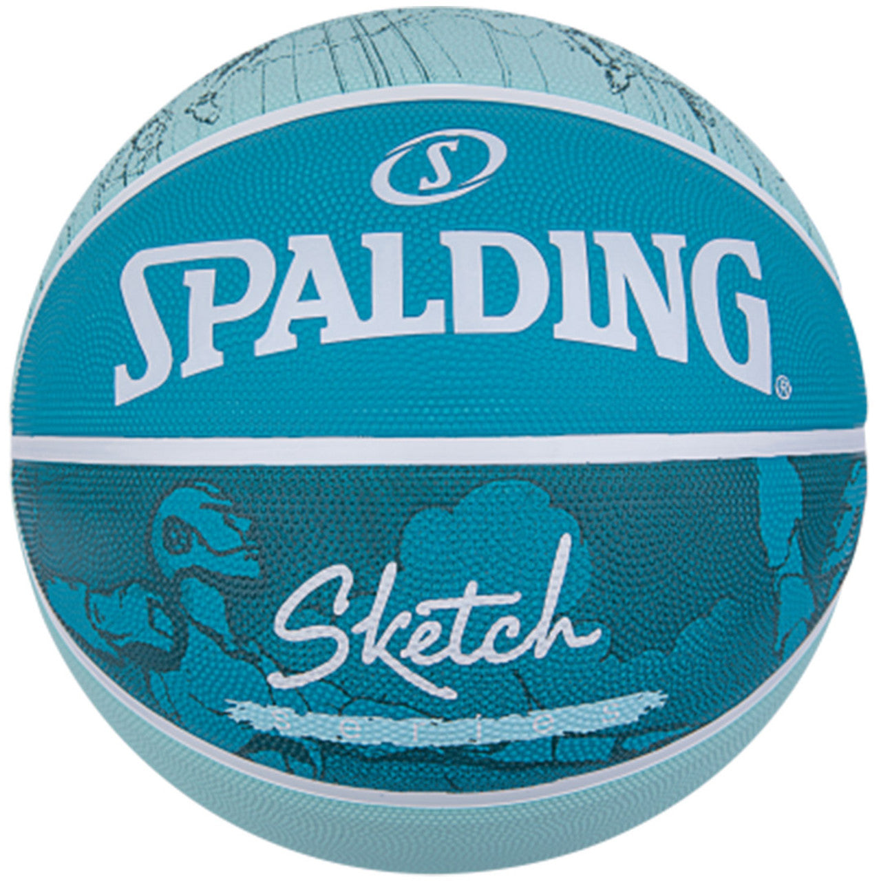 Spalding Sketch Series Crack Outdoor Basketball - Size 7