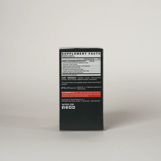 Nutrex Vitrix with NTS-6 – Natural Testosterone Booster (60 Capsules)