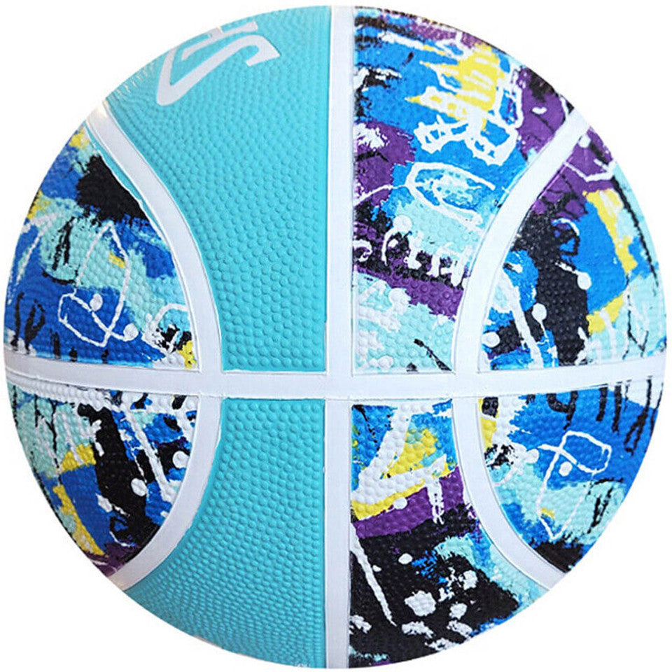 Spalding Graffiti Series Blue Outdoor Basketball - Size 7