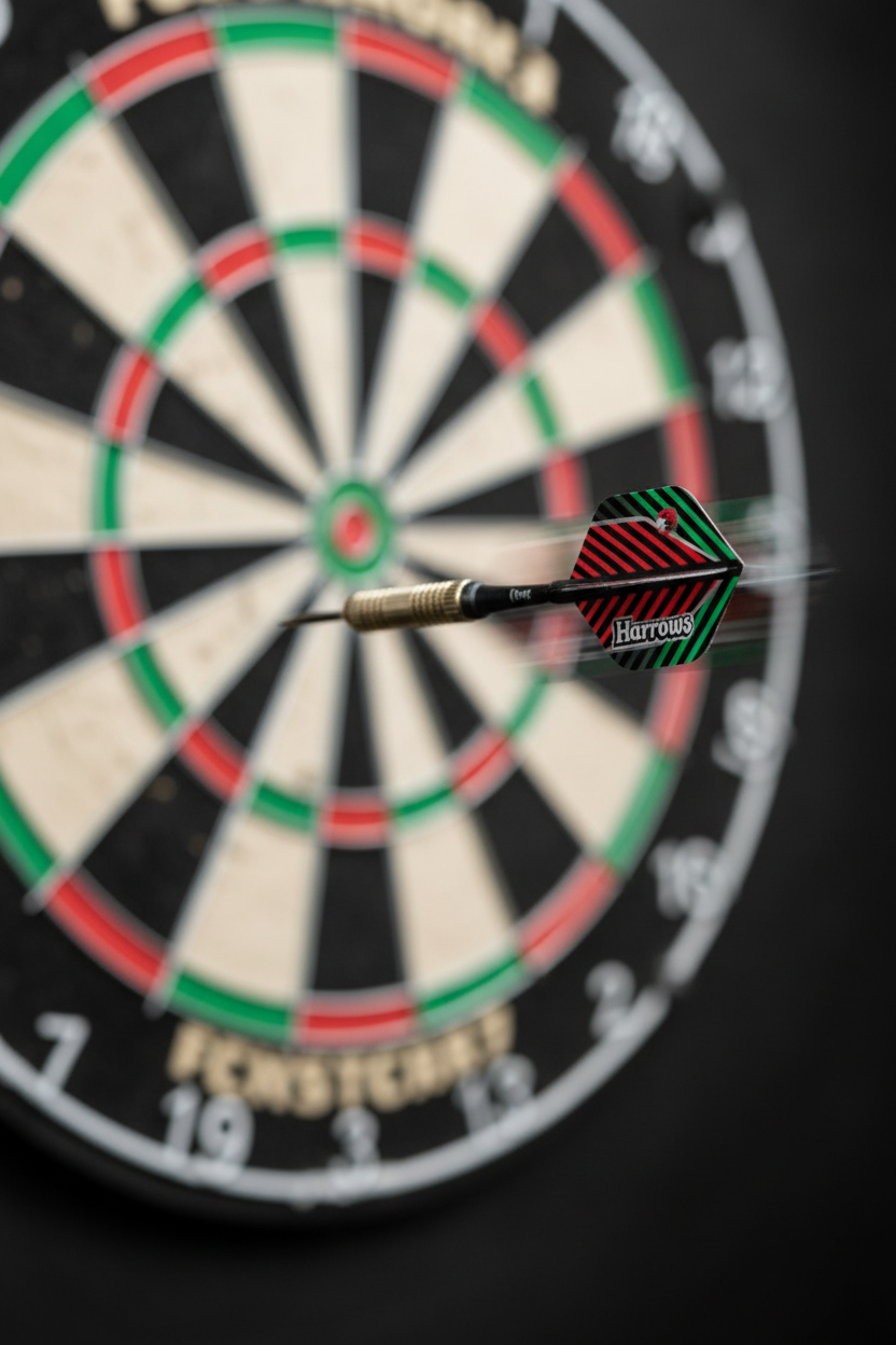 Dart in flight action