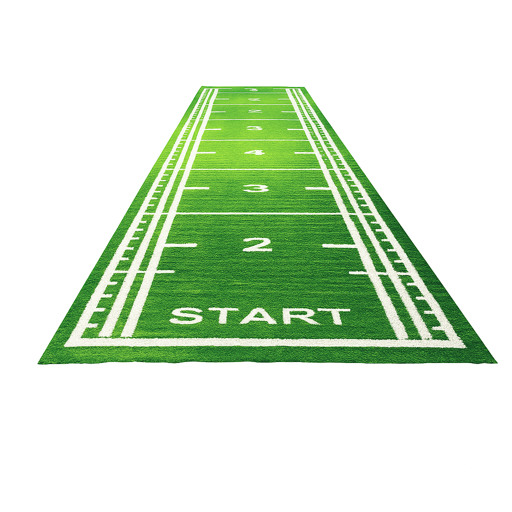 Marked Grass for Sled – Turf Training Surface