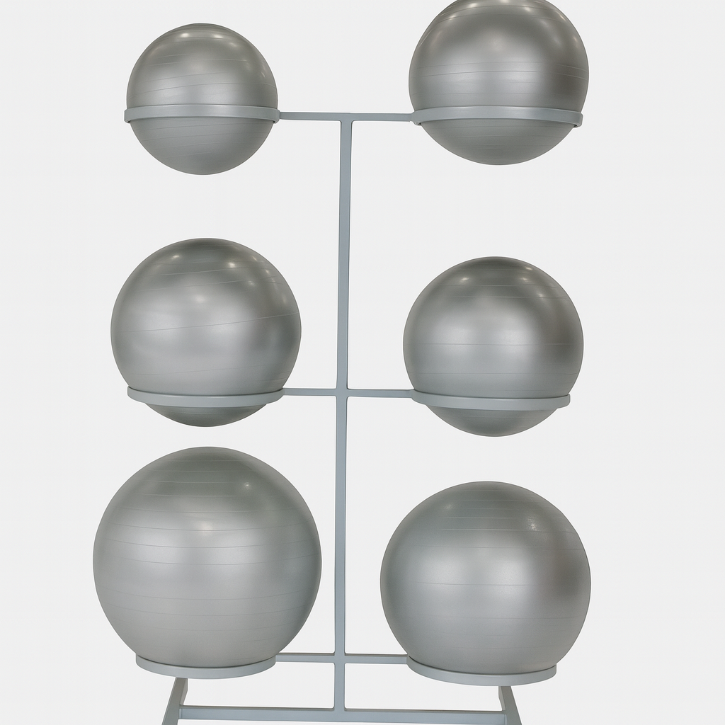 Gym Ball Rack – Vertical Fitness Ball Holder