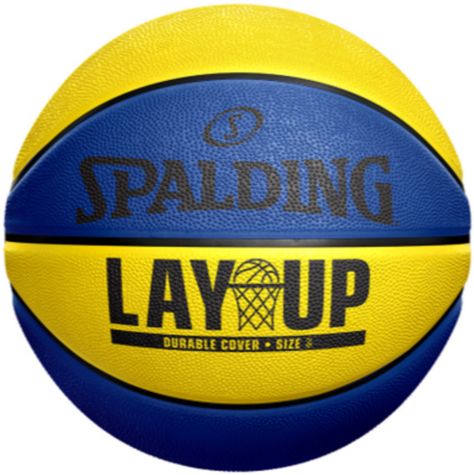 Spalding Lay Up Blue Outdoor Basketball - Size 7