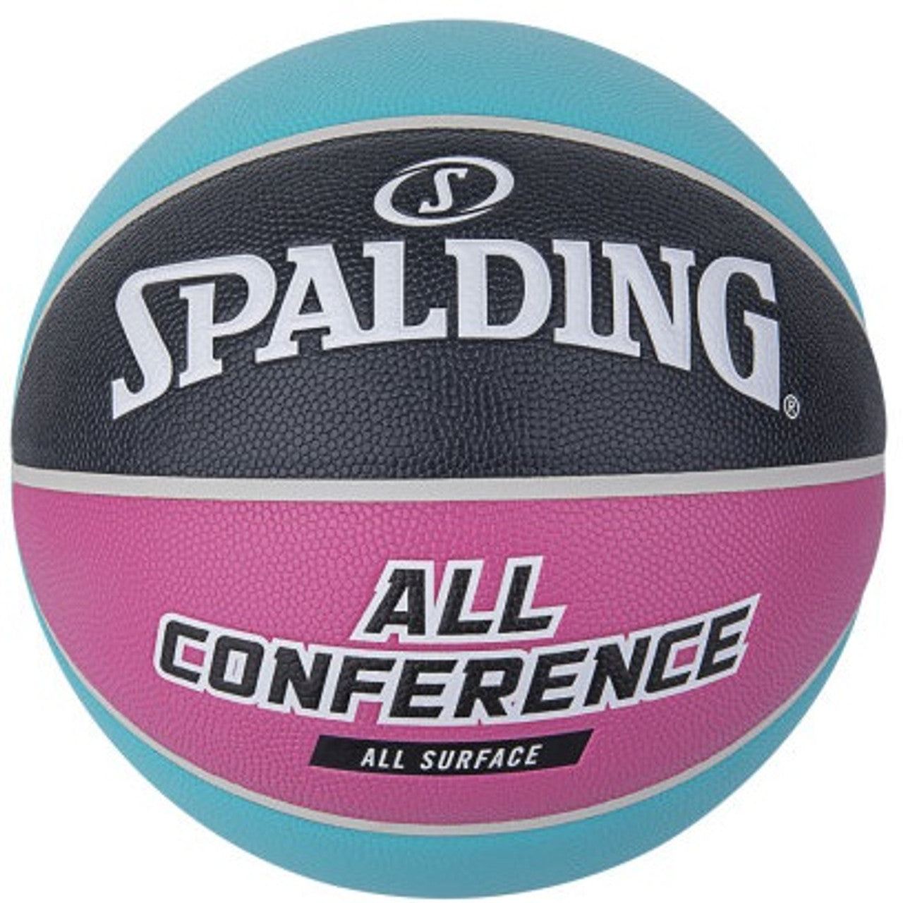Spalding All Conference Teal Pink Outdoor Basketball - Size 6