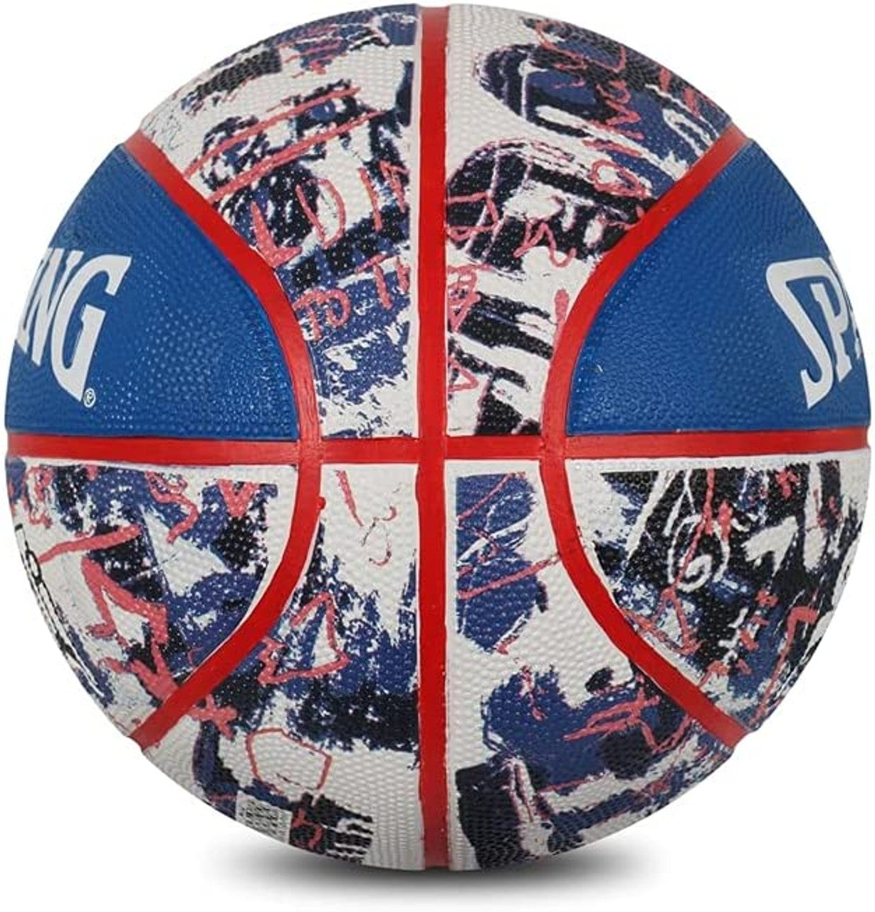 Spalding Graffiti Series Blue/Red Outdoor Basketball - Size 7
