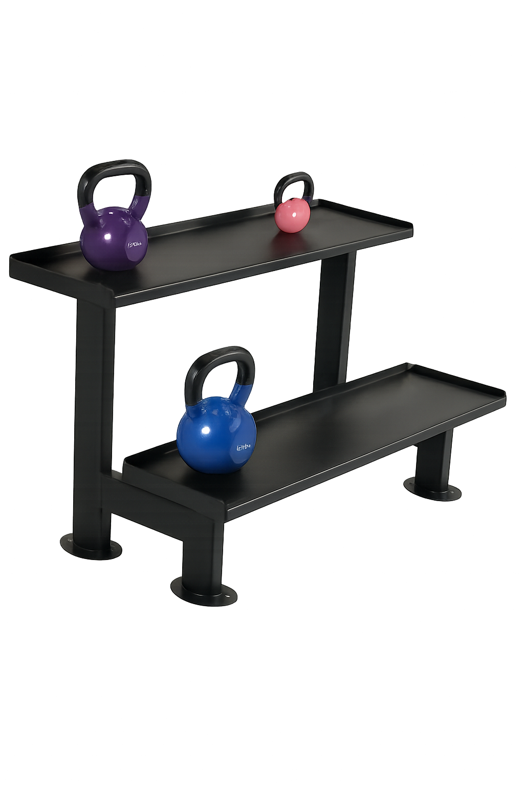 Kettle Bell Rack – 2-Tier Storage Stand