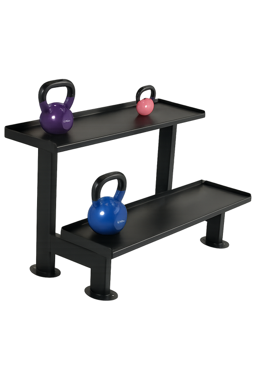 Kettle Bell Rack – 2-Tier Storage Stand