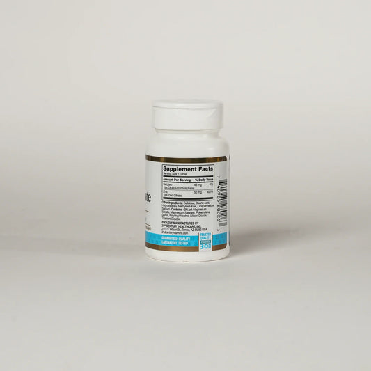 21st Century Zinc Citrate 50mg – 60 Tablets
