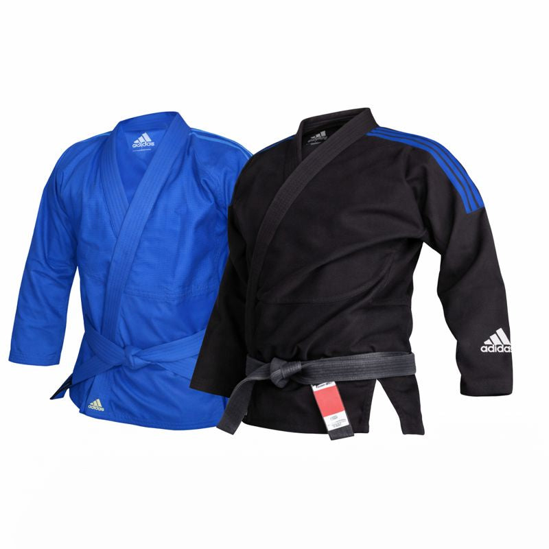 Adidas BJJ Gi Response 2.0 Black & Blue Brazilian Jiu-Jitsu Uniform