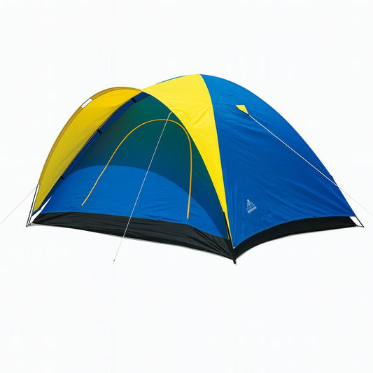Dome Tent Miami 4 Blue/Yellow