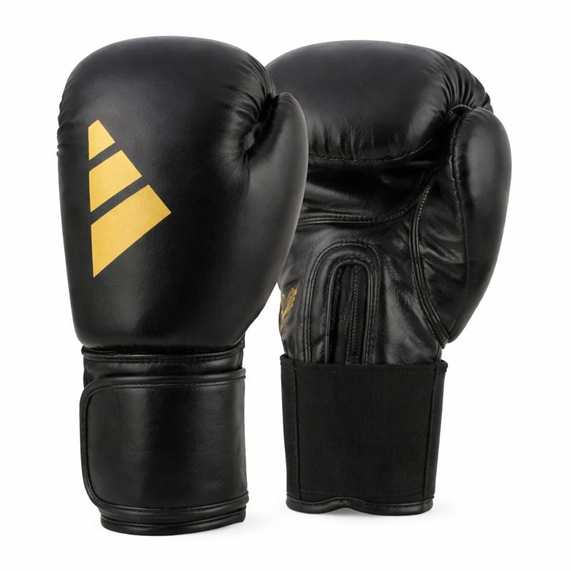 Adidas Speed 50 Boxing Gloves Black Gold | 10oz, 12oz & 14oz