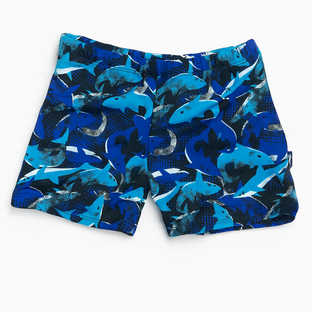 Boys swim short Shark Blue (maillot)