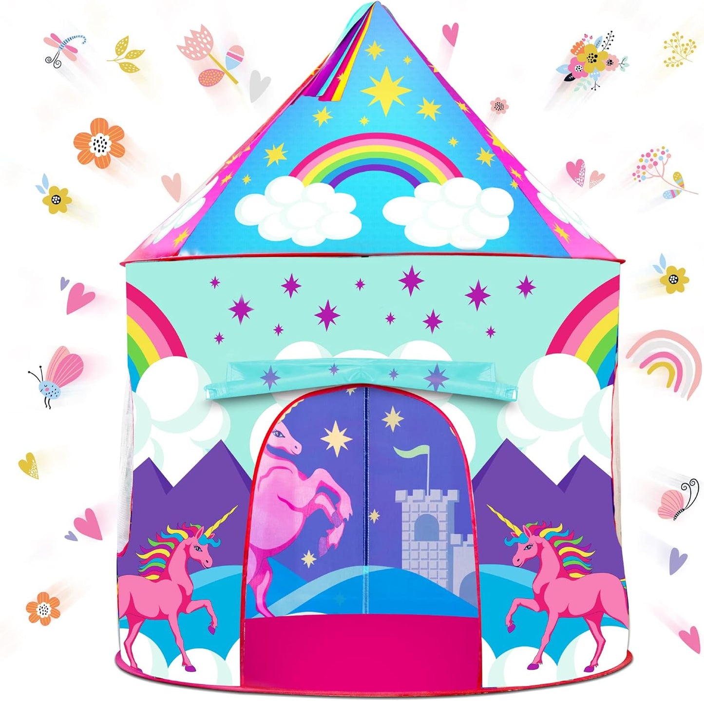 Play Tent Unicorn Pink