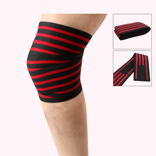 Power Lifting Knee Wraps – Compression Support