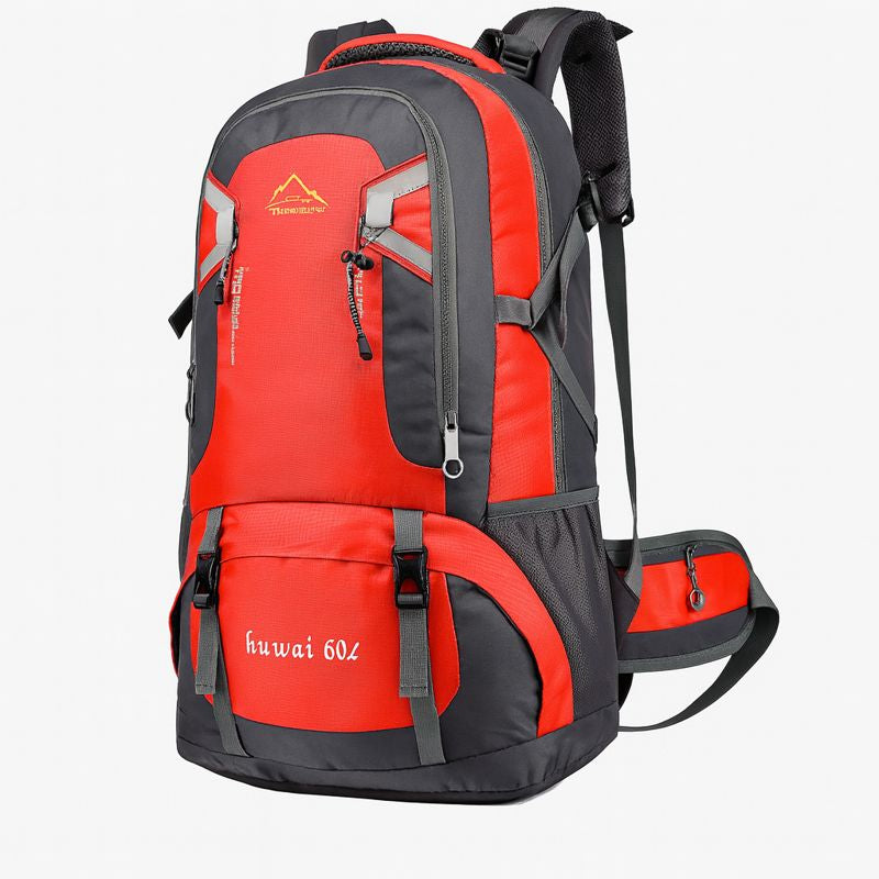 Rightleft Hiking Backpack Red/Grey 60L