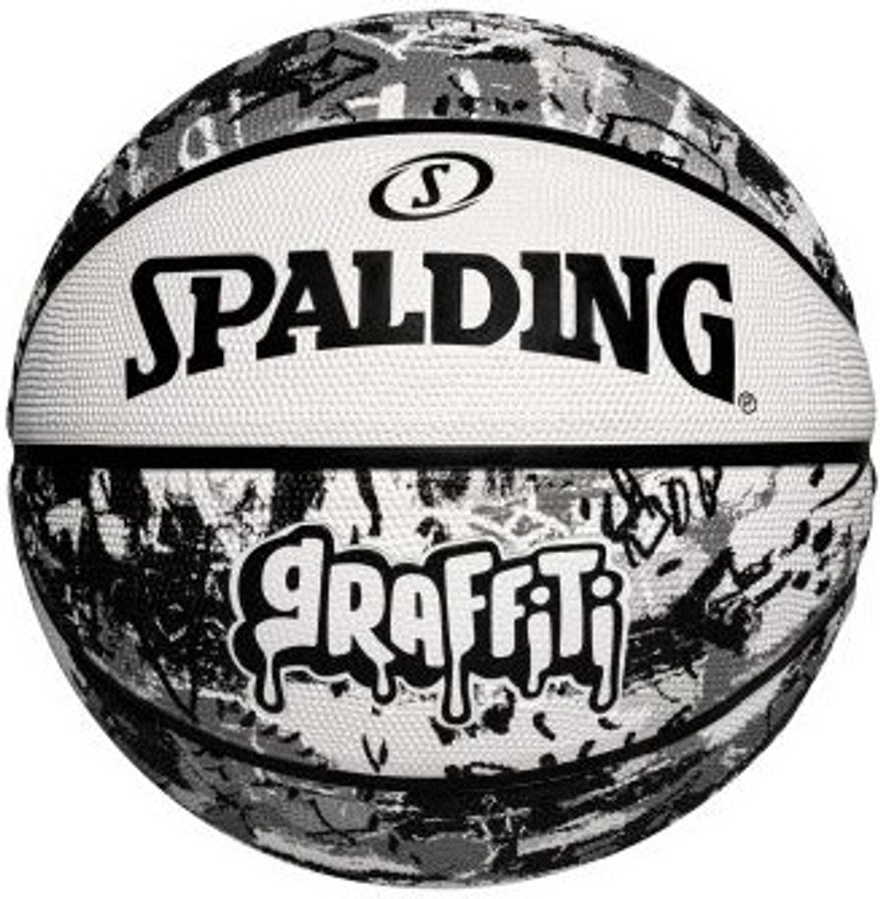 Spalding Graffiti Series White Outdoor Basketball - Size 7