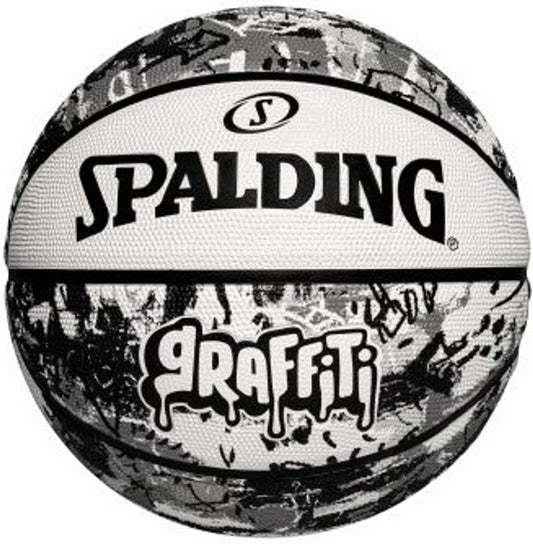 Spalding Graffiti Series White Outdoor Basketball - Size 7