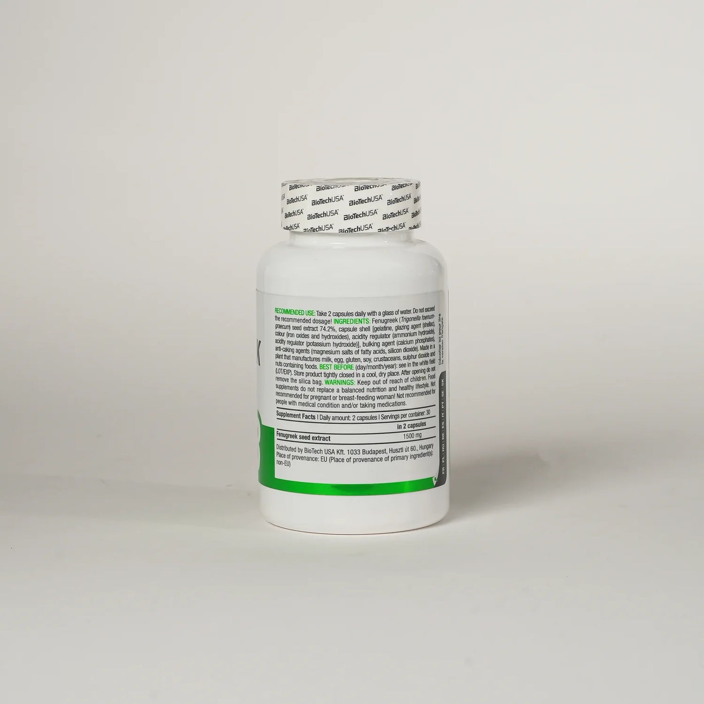 BioTechUSA Fenugreek – 60 Capsules
