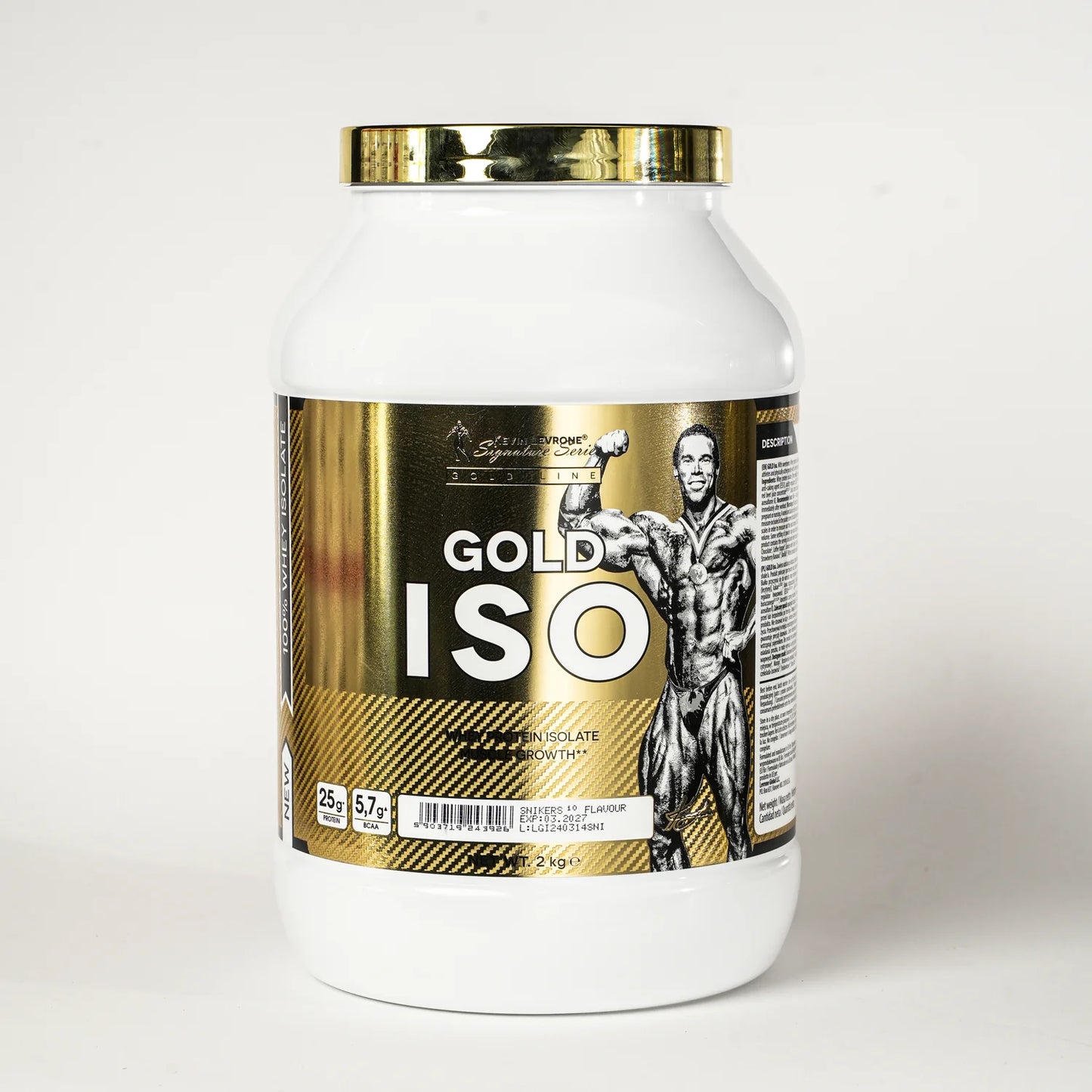 Kevin Levrone Gold ISO  100% Whey Protein Isolate 25g Protein