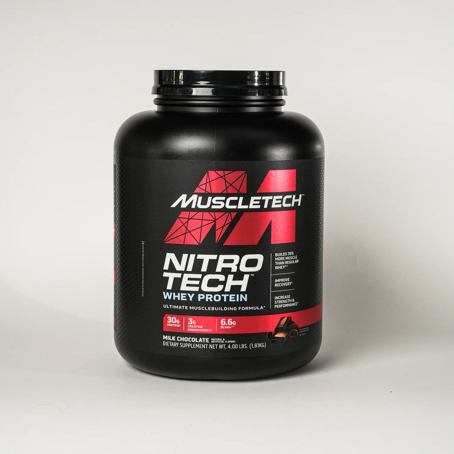 MuscleTech Nitro-Tech Whey Protein – 4lb Milk Chocolate