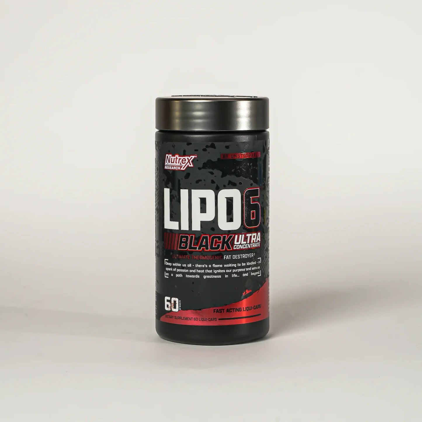 Nutrex Lipo-6 Black Ultra Concentrate – Thermogenic Fat Burner (60 Liquid Capsules)