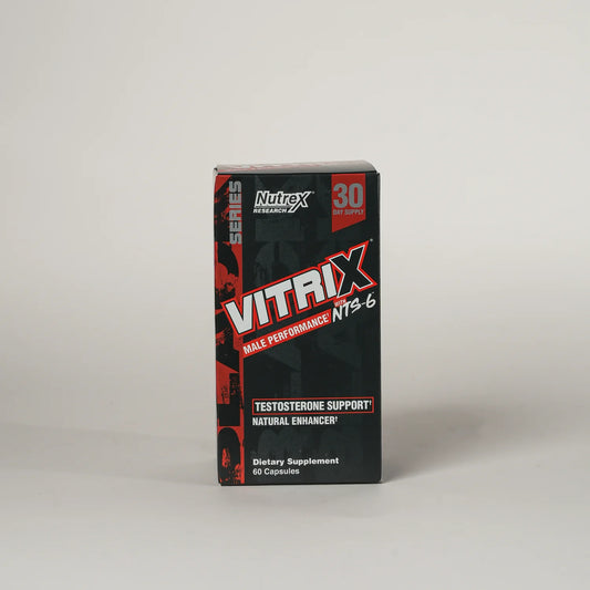 Nutrex Vitrix with NTS-6 – Natural Testosterone Booster (60 Capsules)