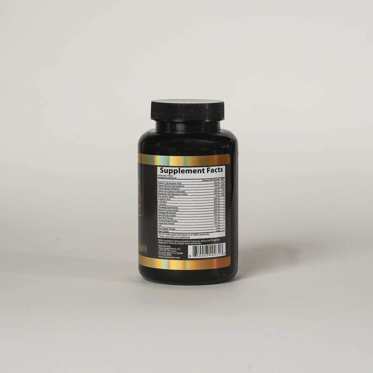 Monster Test Gold – Testosterone Booster for Strength, Energy & Vitality (60 Tablets)