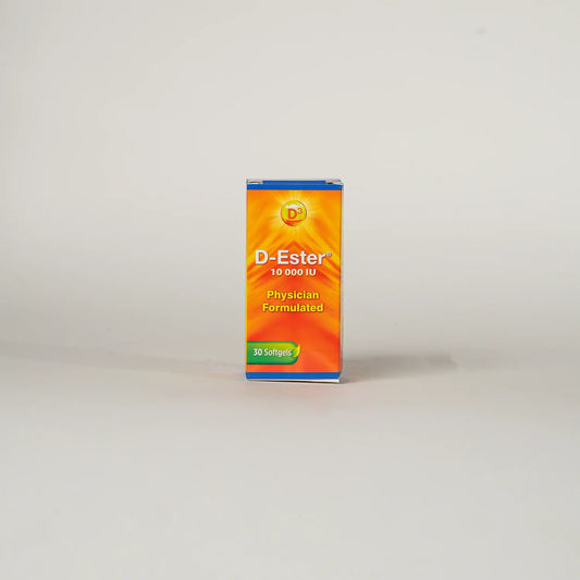 D-Ester Vitamin D3 10,000 IU – High-Potency Vitamin D Supplement (30 Softgels)