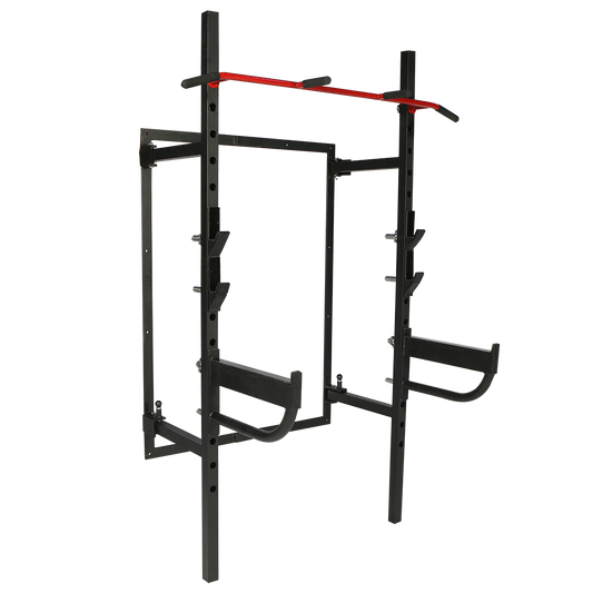 Fold Back Wall Mount Rack – Space-Saving Squat Rack