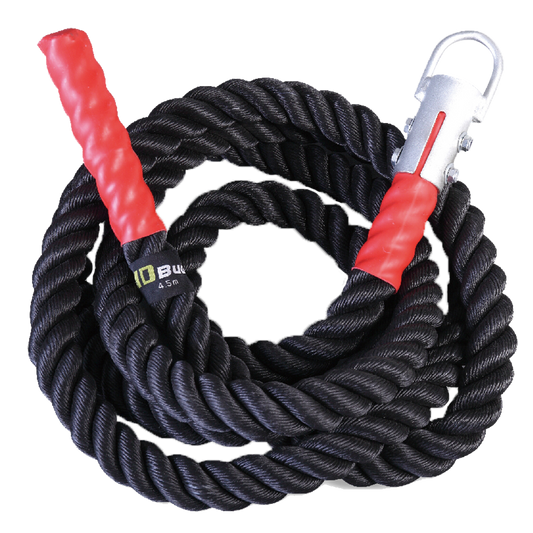 MD Buddy Climbing Rope 4.5m Heavy-Duty Rope with Hook
