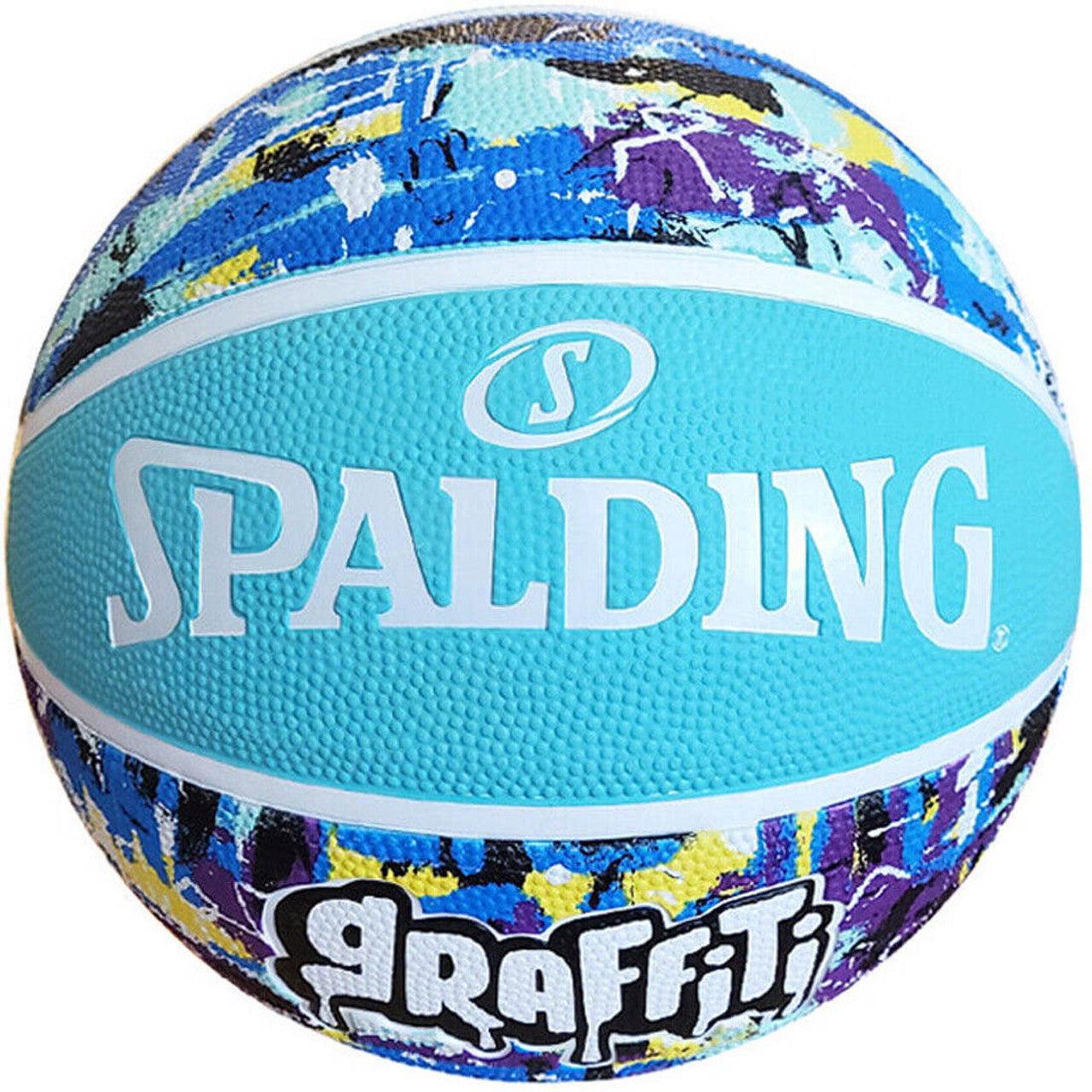 Spalding Graffiti Series Blue Outdoor Basketball - Size 7