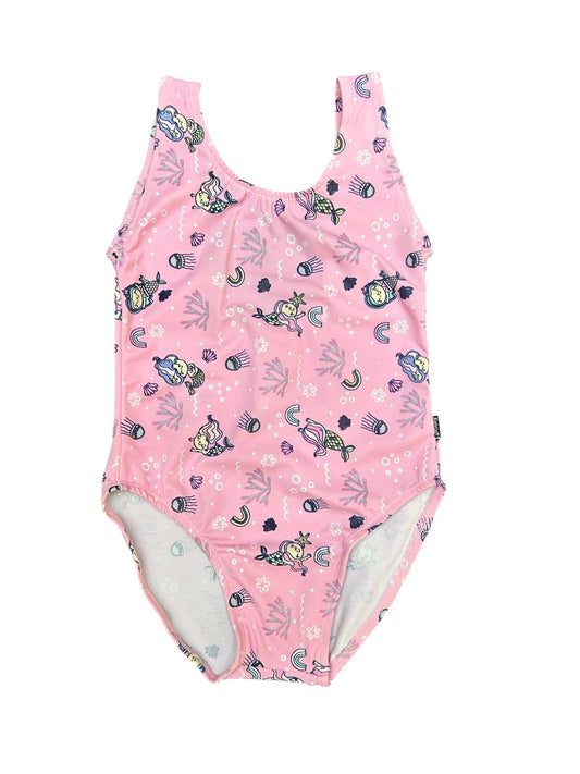 Swimsuit (Maillot) One-Piece - Mermaid Pink