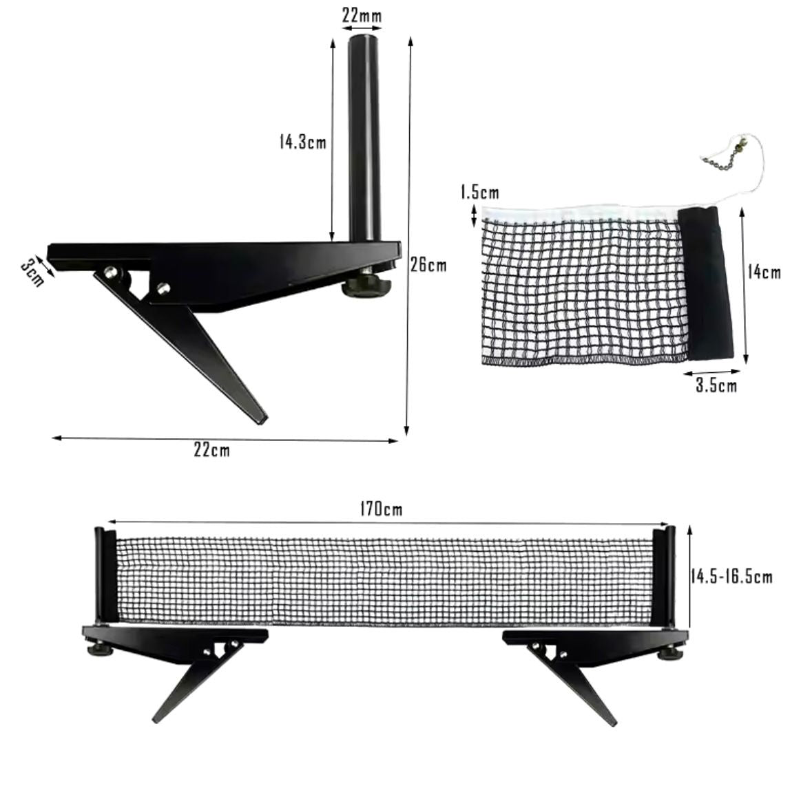 Ping Pong  Stand+Net
