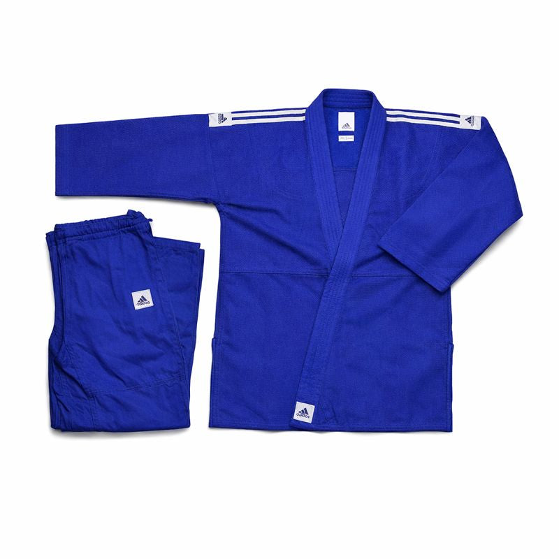 Adidas Judo Uniform Club Blue with Belt | Training Gi