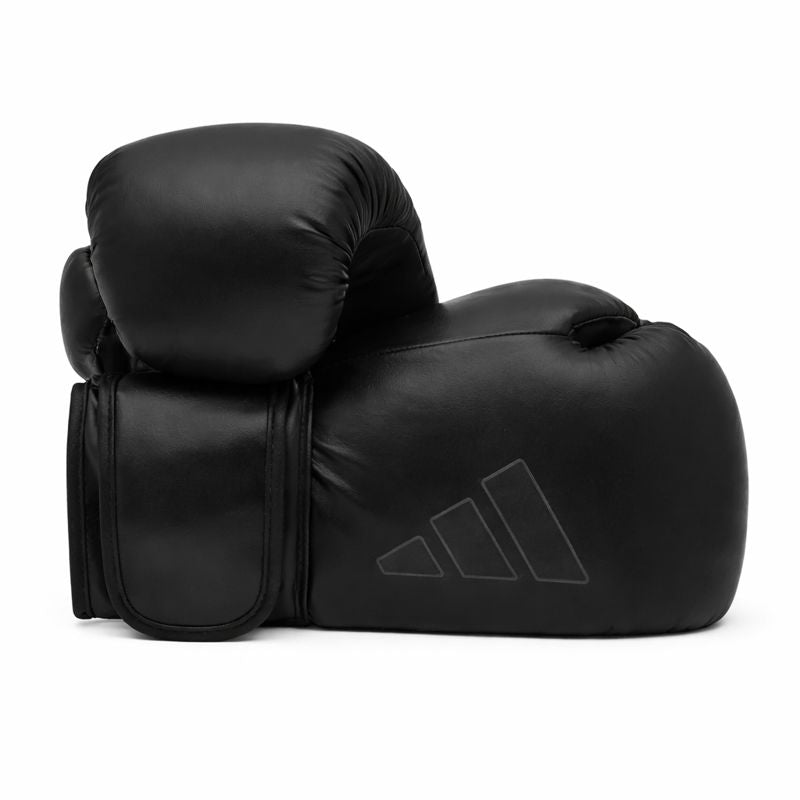 Adidas Hybrid 80 Boxing Gloves All Black | 10oz–16oz Training Gloves