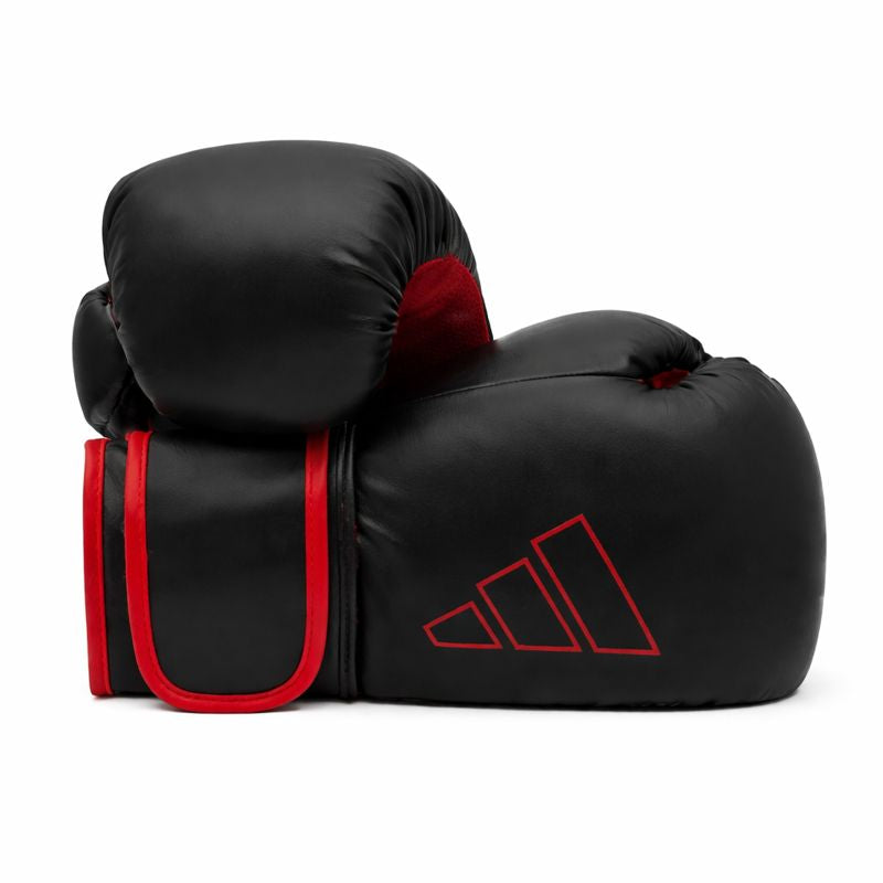 Adidas Hybrid 80 Boxing Gloves Black Red | 10oz & 12oz Training Gloves