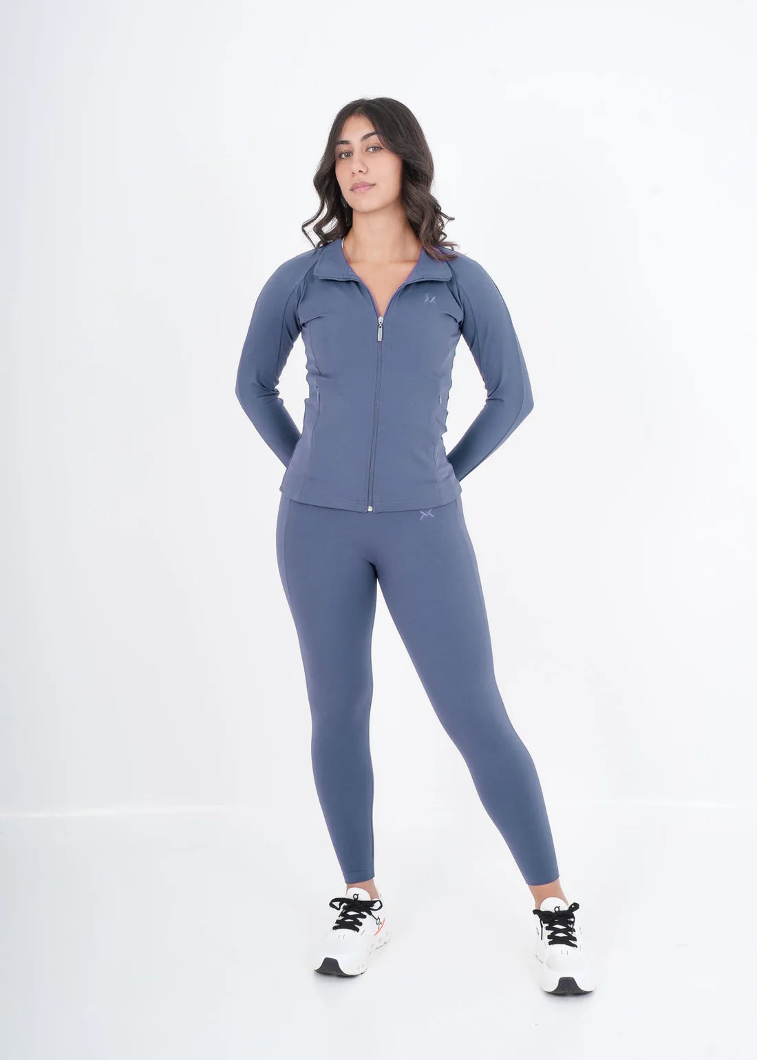 VNML 2pcs Lycra Set - Petrol Blue