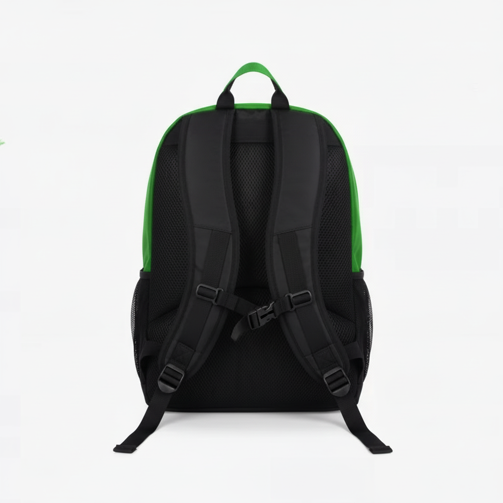 Back view of backpack