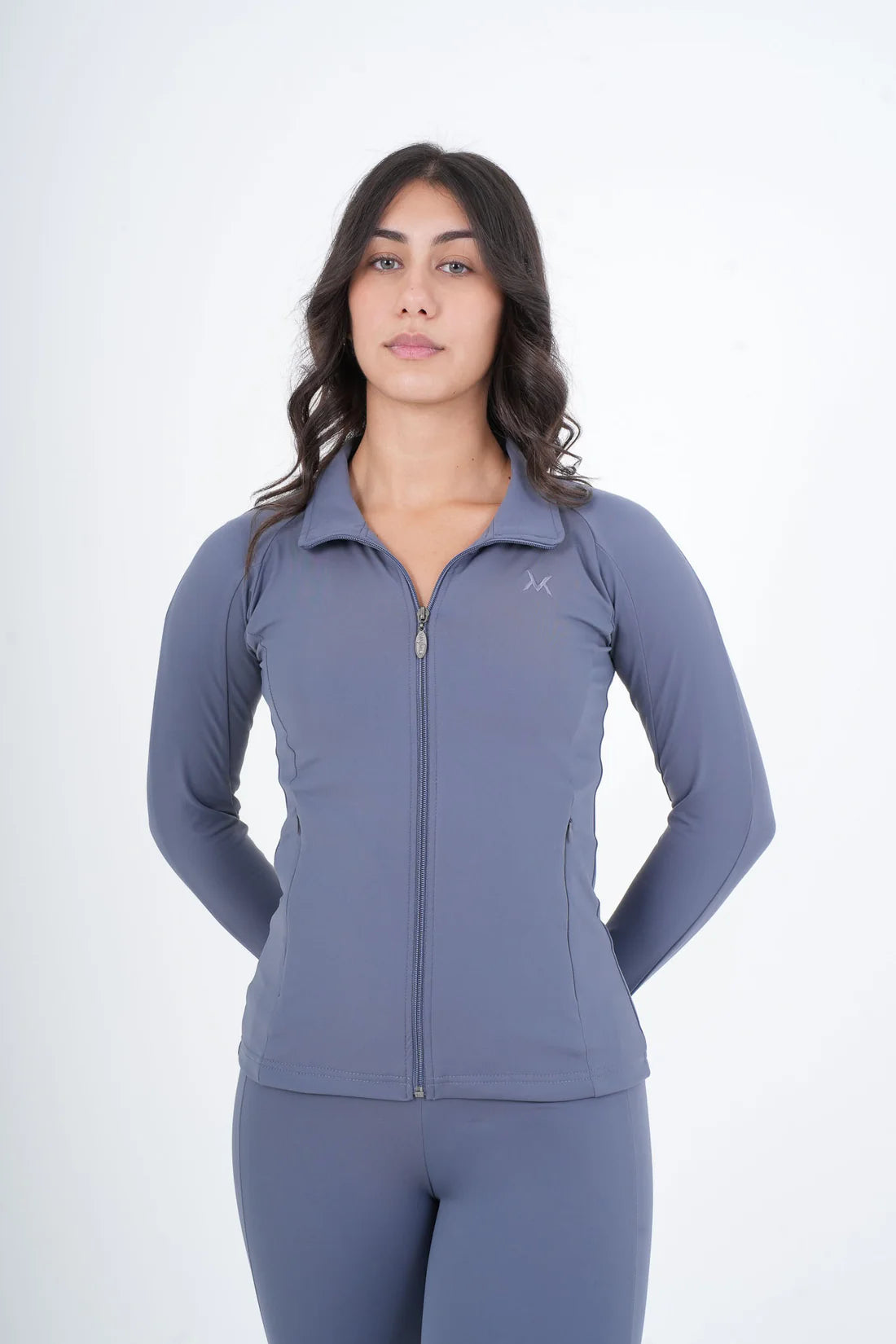 VNML 2pcs Lycra Set - Petrol Blue