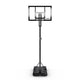 Spalding 44 Inch Shatter-Proof Polycarbonate Exactaheight Portable Basketball Hoop, Free Delivery & Assembling