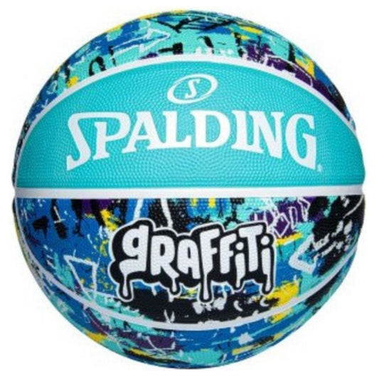 Spalding Graffiti Series Blue Outdoor Basketball - Size 6