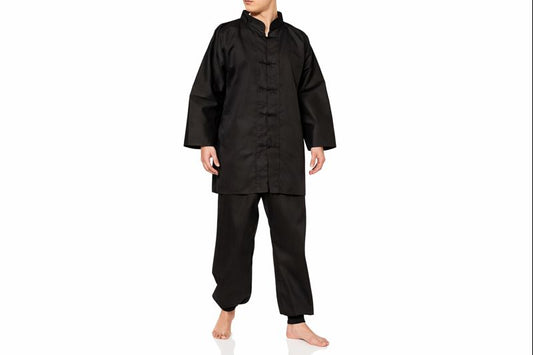 Adidas Kung Fu Black Cotton Uniform