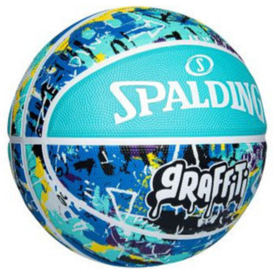 Spalding Graffiti Series Blue Outdoor Basketball - Size 6