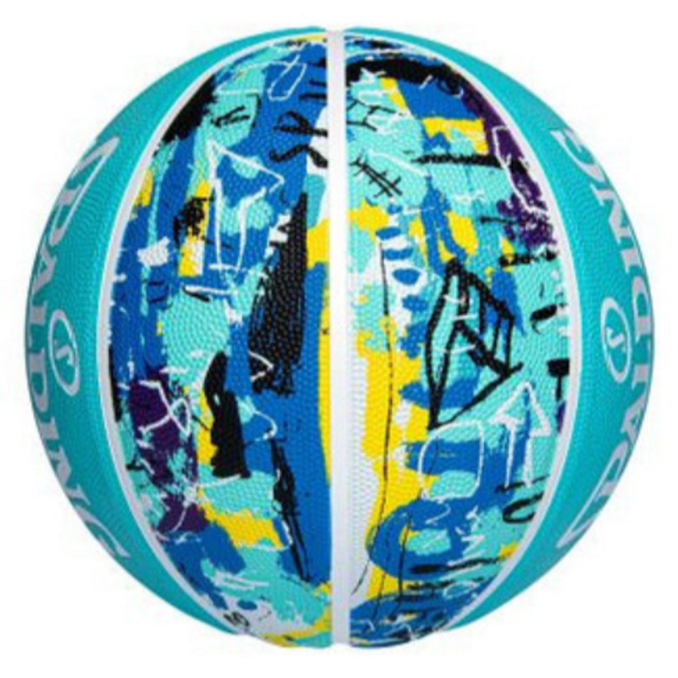 Spalding Graffiti Series Blue Outdoor Basketball - Size 6