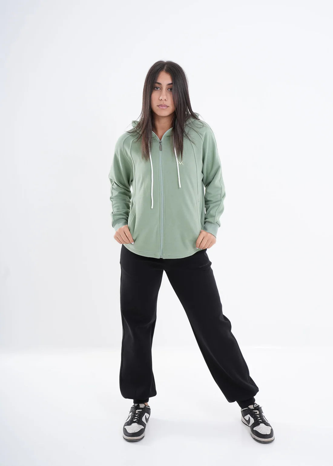 VNML Zip Through Hoodie - Mint Green