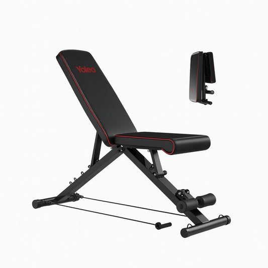 YOLEO Adjustable Weight Bench 200KG Capacity