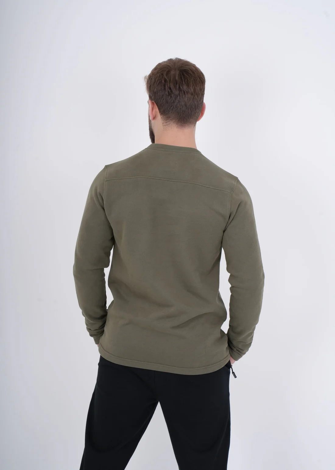 Crewneck Sweatshirt - Olive Green