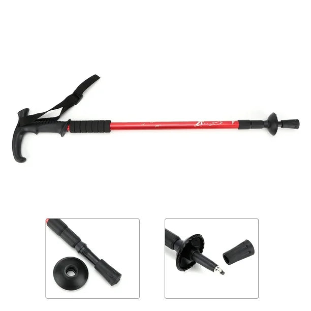 Hiking Sticks Antishock Red
