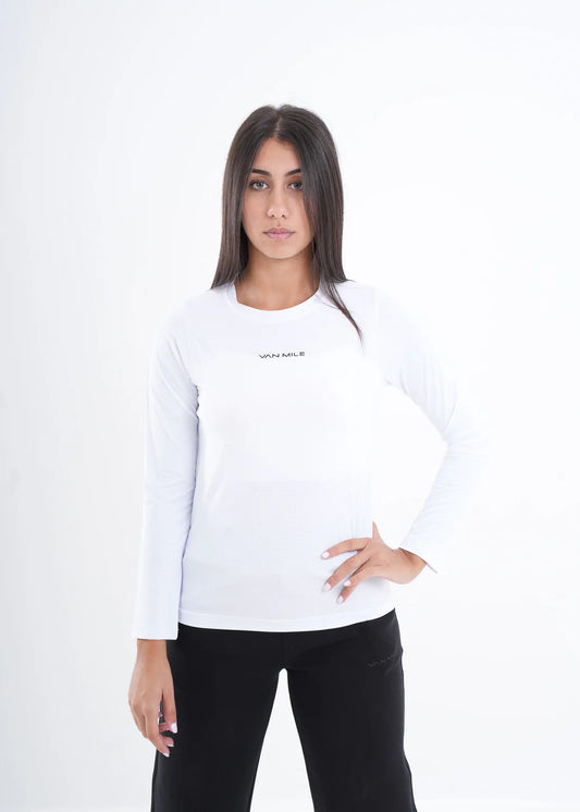 VNML Long Sleeve QuickDry Tshirt - White