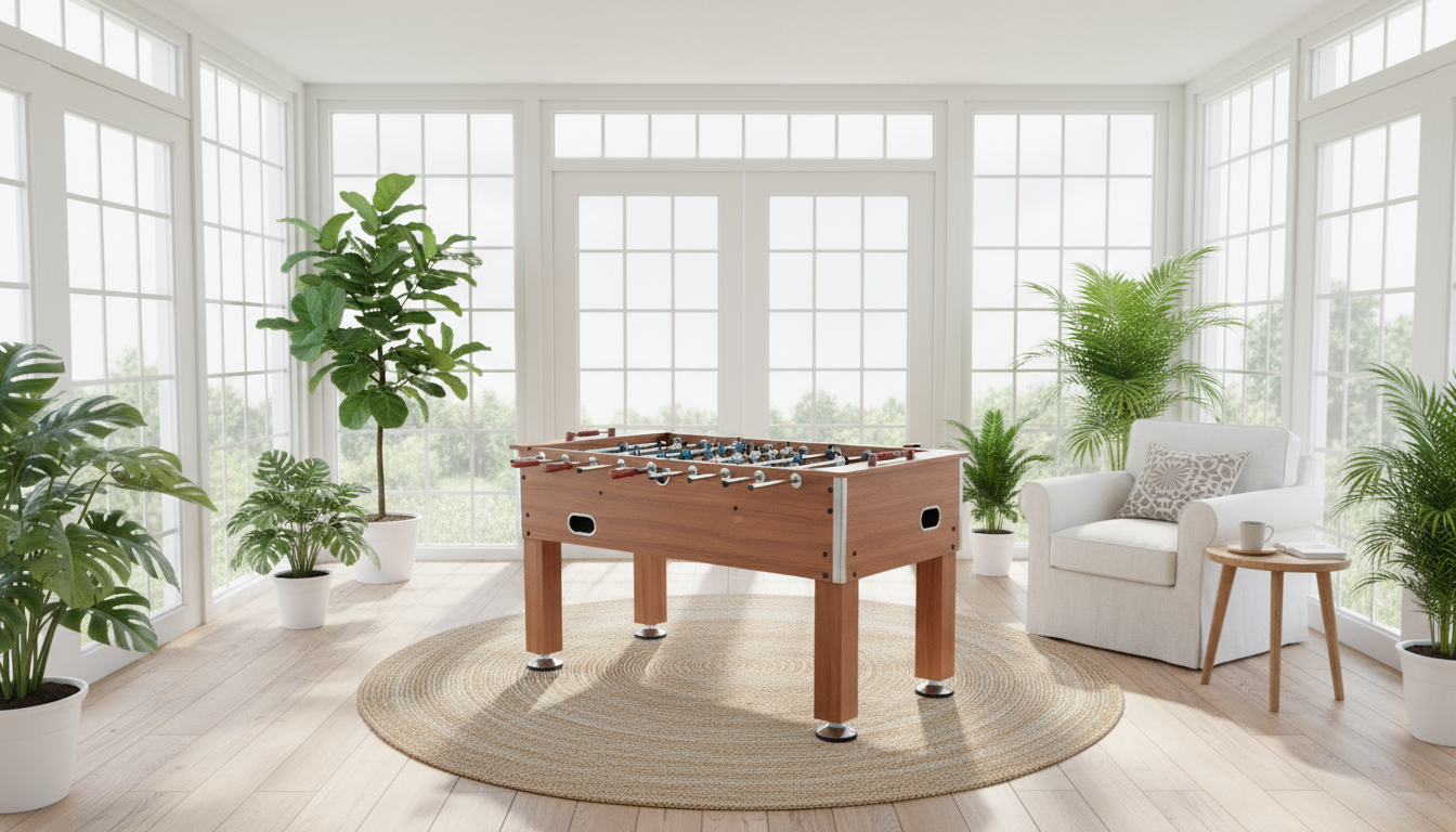 Wood Soccer Table (Baby Foot)